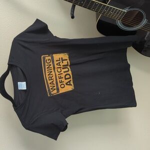 Warning Official Adult Shirt
